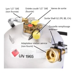 ALUGAS Bouteille Rechargeable GPL Travel Mate 11 Kg -Magasin De Camping alugas bouteille rechargeable gpl travel mate 13 kg 7