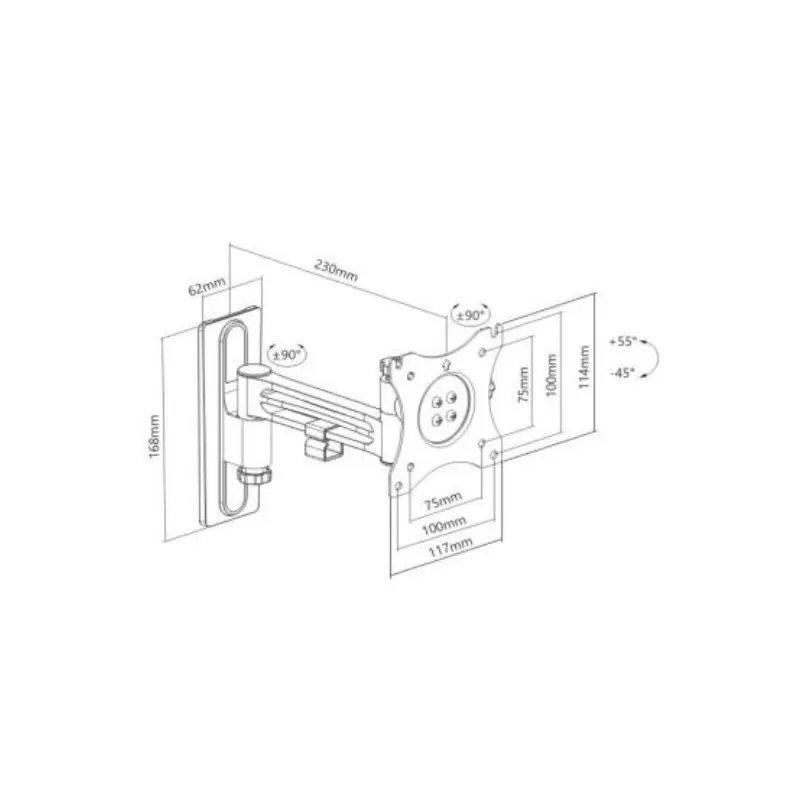 ANTARION Support TV 1 Bras 5 ANTARION Support TV 1 Bras – Image 3