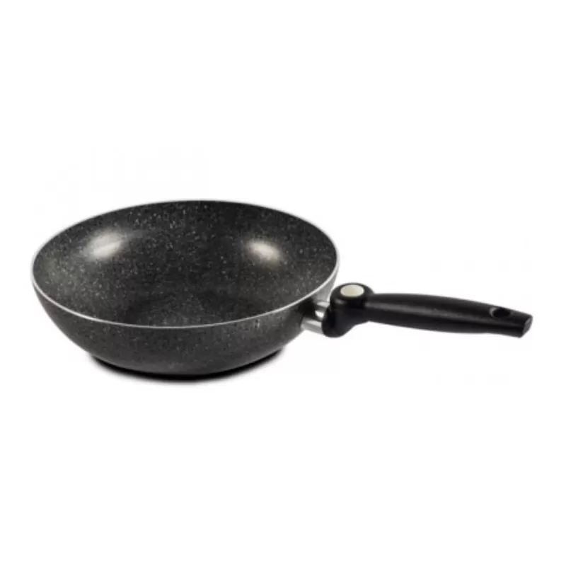 BIALETTI Wok Aluminium Manche Repliable 3 BIALETTI Wok Aluminium Manche Repliable