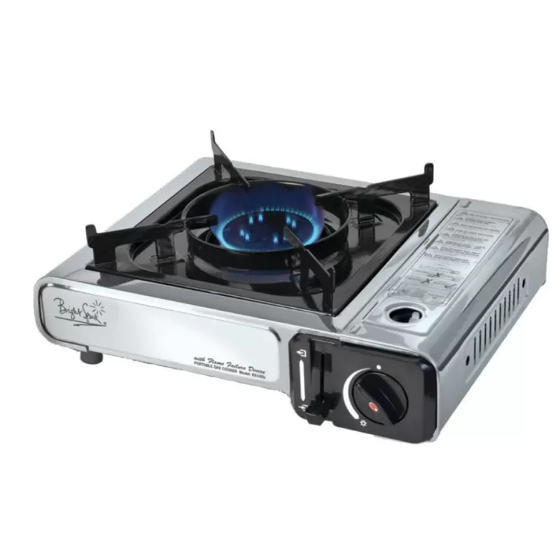 BRIGHT-SPARCK Réchaud Gaz Inox Portable 3 BRIGHT-SPARCK Réchaud Gaz Inox Portable