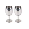CAMP4 Lot De 2 Verres à Vin En Acier -Magasin De Camping camp4 lot de 2 verres a vin en acier