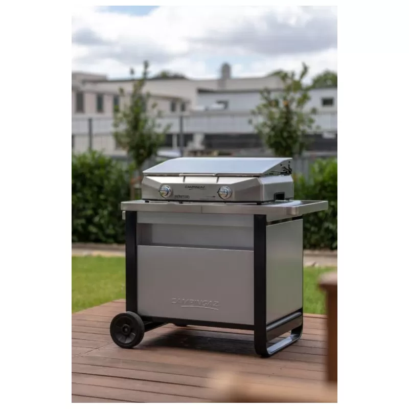CAMPINGAZ Chariot Deluxe Pour Plancha 2 Brûleurs 10 CAMPINGAZ Chariot Deluxe Pour Plancha 2 Brûleurs – Image 8