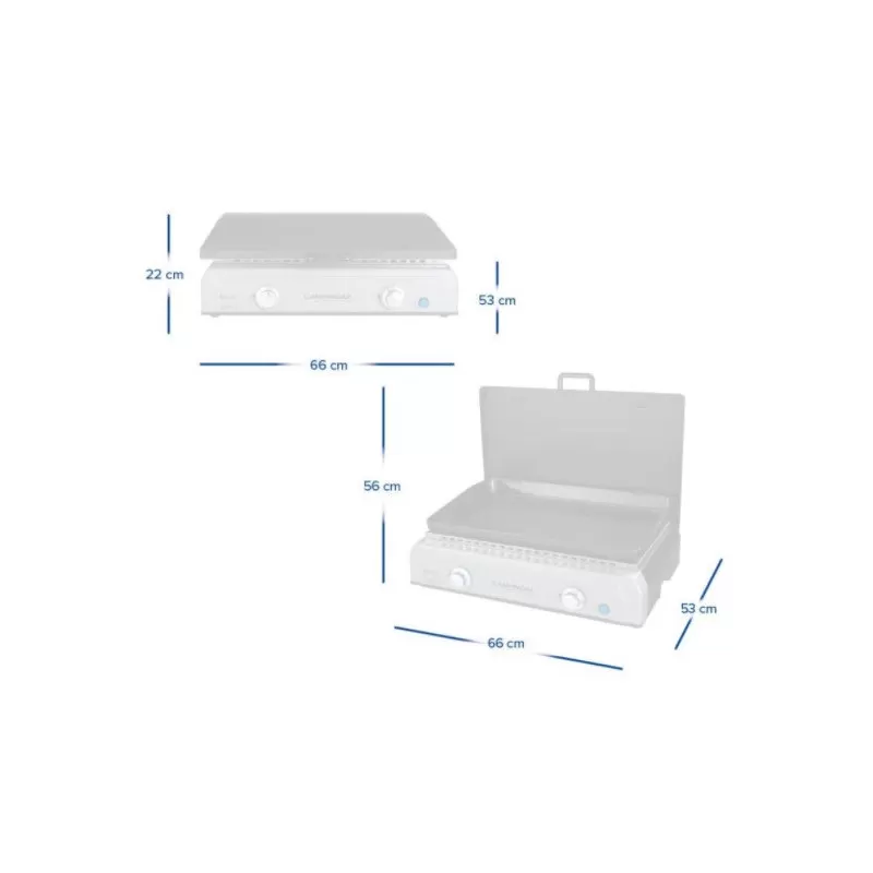 CAMPINGAZ Plancha Blue Flame LXD Twin 8 CAMPINGAZ Plancha Blue Flame LXD Twin – Image 6