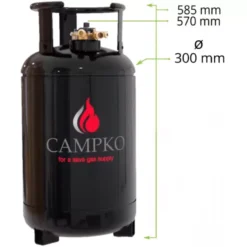 CAMPKO Bouteille GPL Rechargeable 12 Kg -Magasin De Camping campko bouteille gpl rechargeable 12 kg 4