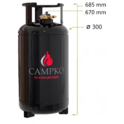 CAMPKO Bouteille GPL Rechargeable 14,5 Kg 10 CAMPKO Bouteille GPL Rechargeable 14,5 Kg -Magasin De Camping campko bouteille gpl rechargeable 14 5 kg 3
