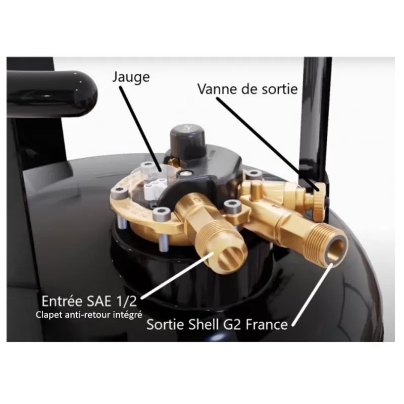 CAMPKO Bouteille GPL Rechargeable 9 Kg 4 CAMPKO Bouteille GPL Rechargeable 9 Kg – Image 2