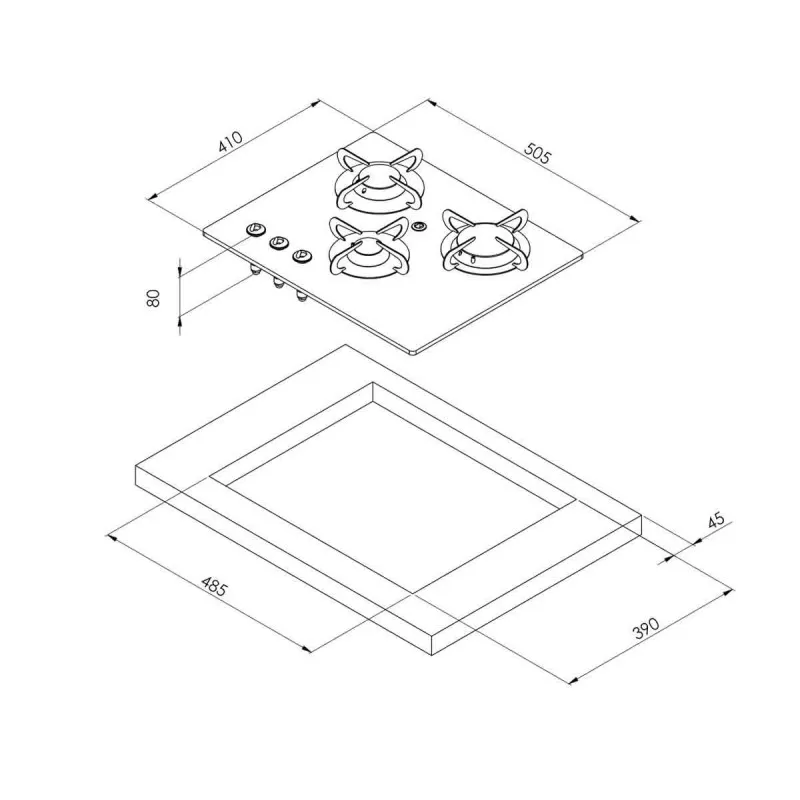 CAN Burny Cristal 3 Feux | PV1355 4 CAN Burny Cristal 3 Feux | PV1355 – Image 2