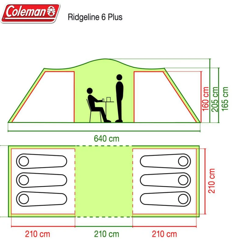 COLEMAN Ridgeline 6 Plus 7 COLEMAN Ridgeline 6 Plus – Image 5