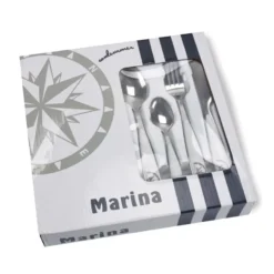 COULEURMER Set 24 Couverts Marina