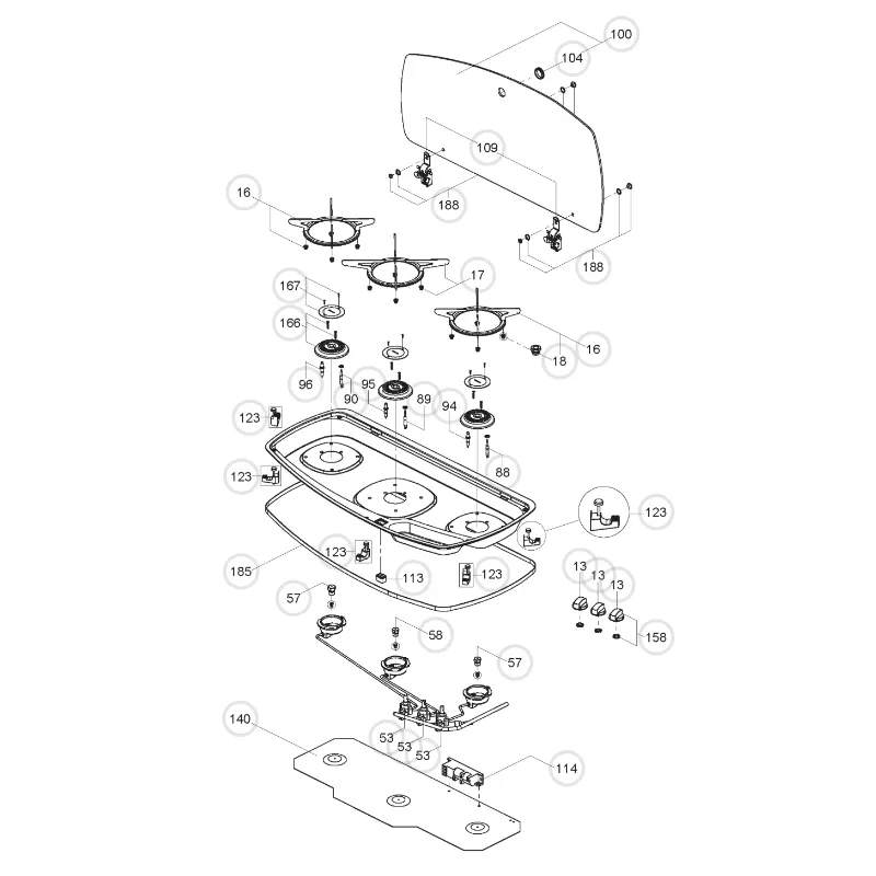 DOMETIC KSK2008 Pièces Détachées 3 DOMETIC KSK2008 Pièces Détachées