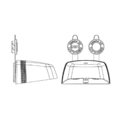 EM Prise 2x2 USB En Saillie -Magasin De Camping em 2x2 usb en saillie 2