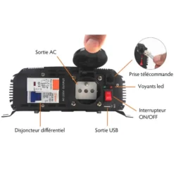 EM Convertisseur PSW-DIF 350 W -Magasin De Camping energie mobile psw dif 350 w 3