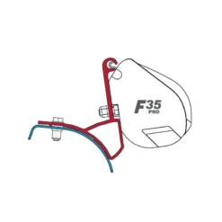 FIAMMA Kit F35 Pro R Trafic 2 -Magasin De Camping fiamma adaptateur f35 p trafic 2