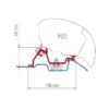 FIAMMA Kit F65/F80 Sprinter Rail De Toit 2 FIAMMA Kit F65/F80 Sprinter Rail De Toit -Magasin De Camping fiamma adaptateur sprinter f65 f65 s rail de toit