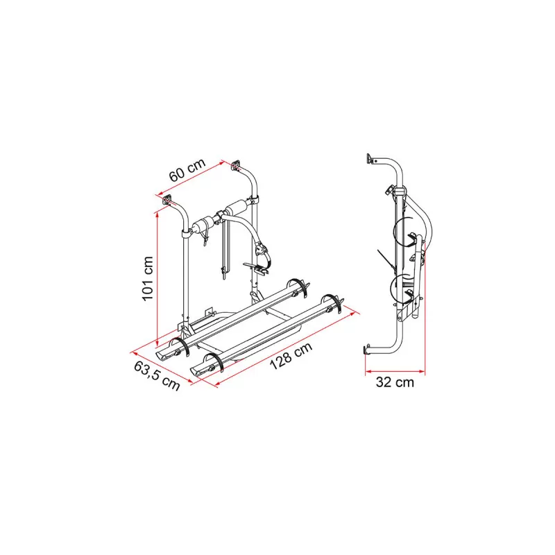 FIAMMA Carry-Bike Caravan Hobby 4 FIAMMA Carry-Bike Caravan Hobby – Image 2