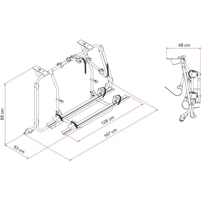 FIAMMA Carry-Bike Pro 2020 VW T5 4 FIAMMA Carry-Bike Pro 2020 VW T5 – Image 2