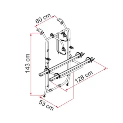 FIAMMA Carry Bike | Trafic 2 Et 3 - Hayon 7 FIAMMA Carry Bike | Trafic 2 Et 3 - Hayon -Magasin De Camping fiamma carry bike trafic 2 3 hayon 2