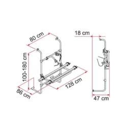 FIAMMA Carry Bike Universal 7 FIAMMA Carry Bike Universal -Magasin De Camping fiamma carry bike universal 2