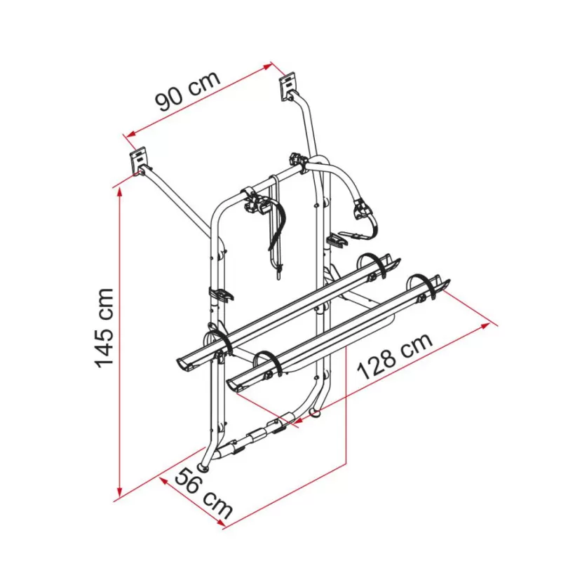 FIAMMA Carry Bike | VW T5 - Hayon 5 FIAMMA Carry Bike | VW T5 - Hayon – Image 3