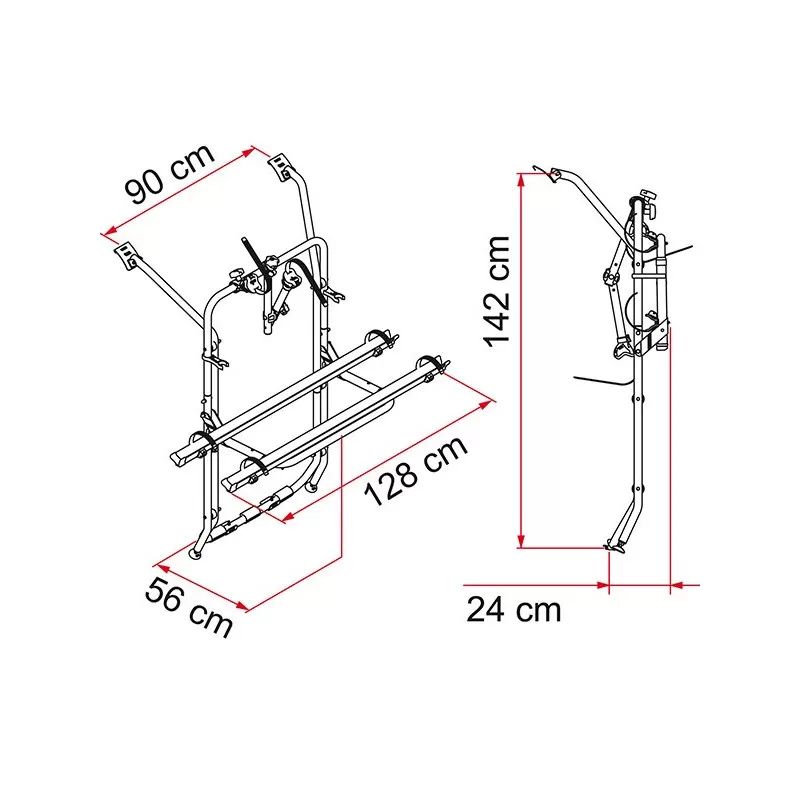 FIAMMA Carry-Bike VW T6 Deep Black 4 FIAMMA Carry-Bike VW T6 Deep Black – Image 2