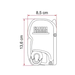 FIAMMA F45 S 350 -Magasin De Camping fiamma f45 s 350 polar white 4
