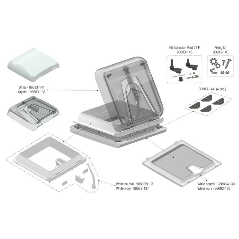 FIAMMA Pièces Détachées Vent 28 F 3 FIAMMA Pièces Détachées Vent 28 F