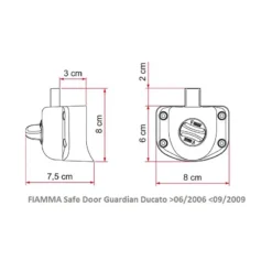 FIAMMA Safe Door Guardian Ducato -Magasin De Camping fiamma safe door guardian ducato 2