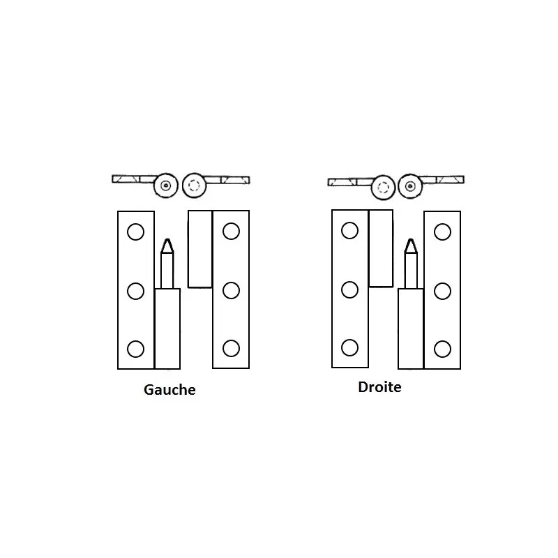 FS Charnière Laiton 100 X 47 X 4 Mm 5 FS Charnière Laiton 100 X 47 X 4 Mm – Image 3