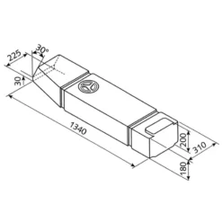 FUSION Réservoir 60 L VW T2/T3 - EV 1302