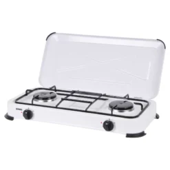 GIMEG Réchaud 2 Feux Avec Couvercle