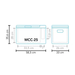 MESTIC Cool Box MCC-25 -Magasin De Camping mestic cool box mcc 25 1