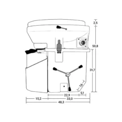 NATURE'S HEAD Toilette Sèche -Magasin De Camping nature s head toilette seche 5