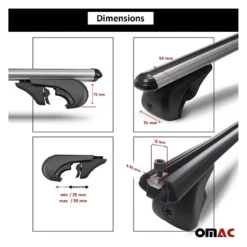 OMAC Barres De Toit Boldbar Ford Custom -Magasin De Camping omac barres de toit boldbar ford custom 5