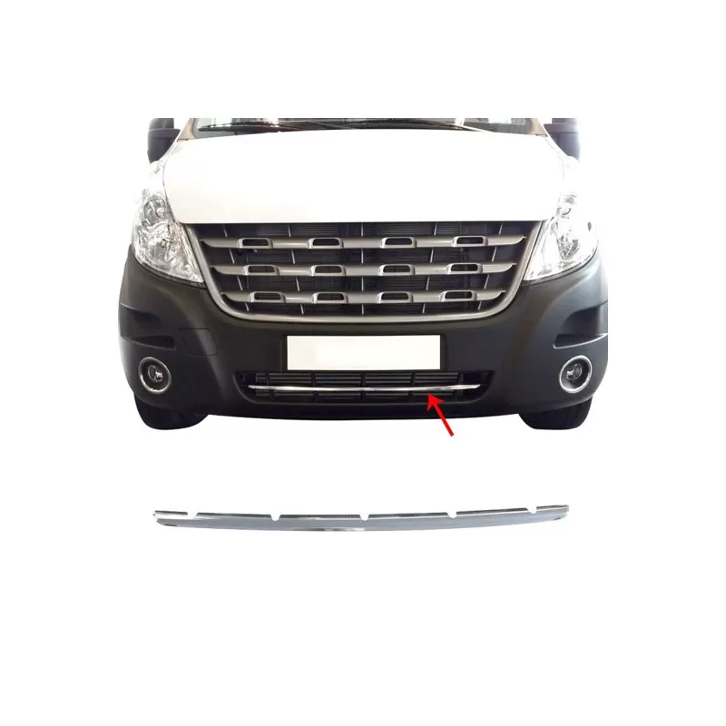 OMAC Moulure Pare-choc AV Inox Master 3 3 OMAC Moulure Pare-choc AV Inox Master 3