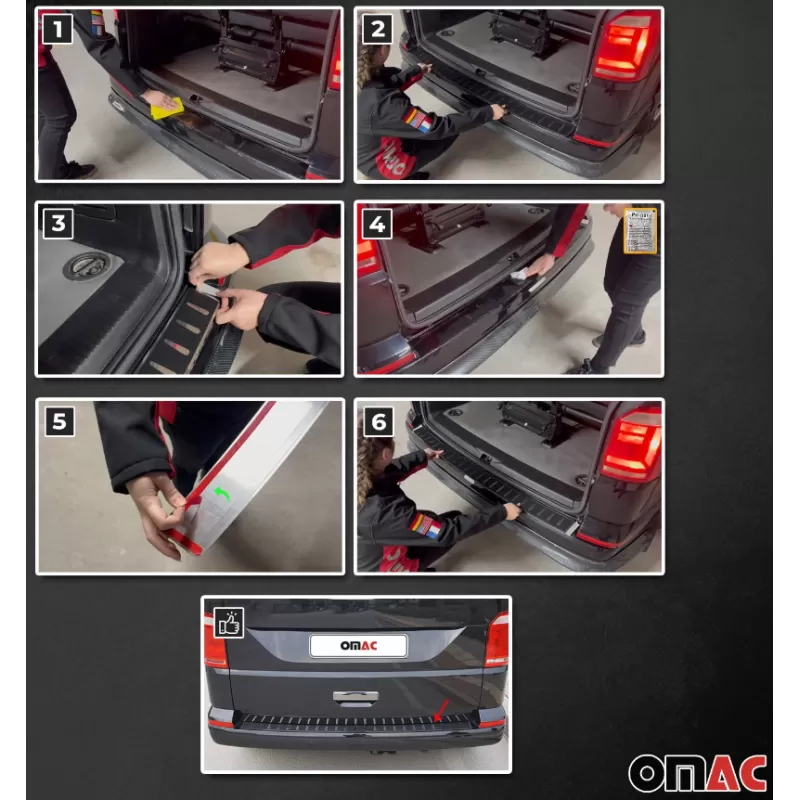 OMAC Protection Seuil De Coffre Carbone MB Vito W639 8 OMAC Protection Seuil De Coffre Carbone MB Vito W639 – Image 6