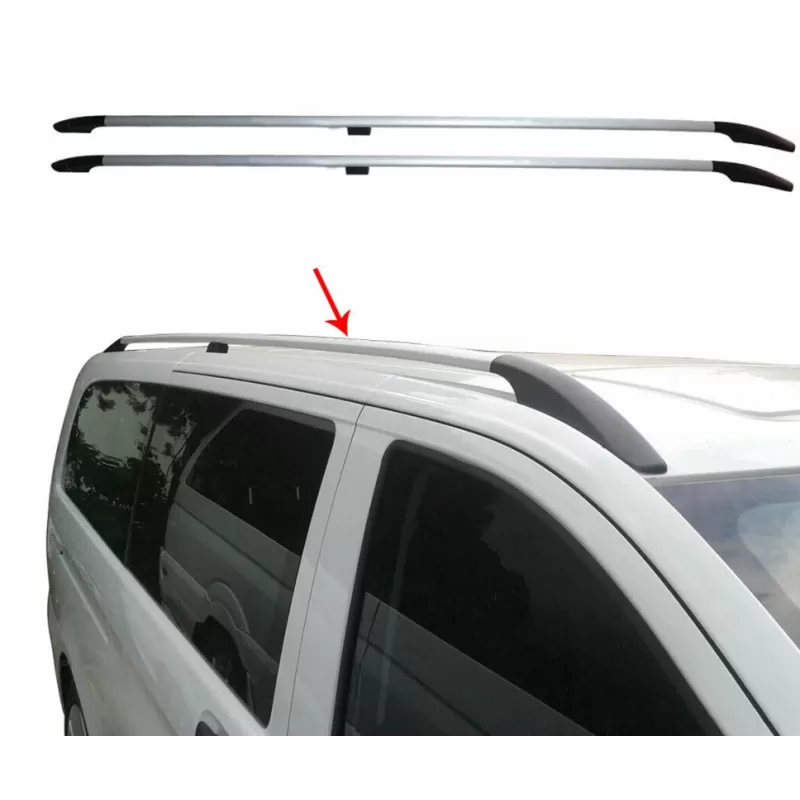 OMAC Rails De Toit Gris MB Vito W447/W639 8 OMAC Rails De Toit Gris MB Vito W447/W639 – Image 6