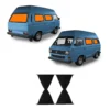 OMAC Rideaux Arrière | VW T3 -Magasin De Camping omac rideaux arriere vw t3