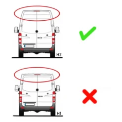 OMAC Becquet De Toit AR Sprinter 3 -Magasin De Camping omac spoiler de toit ar sprinter 3 4