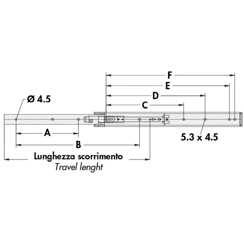 OSCULATI Coulisseau Inox 304 Mm 6 OSCULATI Coulisseau Inox 304 Mm – Image 4