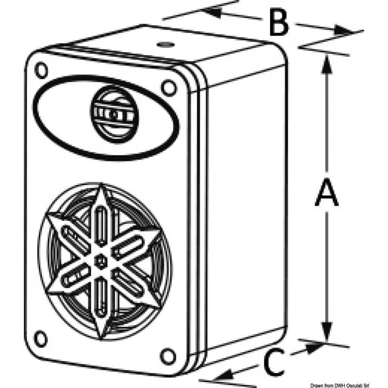 OSCULATI Haut-parleur Sur Caisson 3" - 160 W 4 OSCULATI Haut-parleur Sur Caisson 3" - 160 W – Image 2