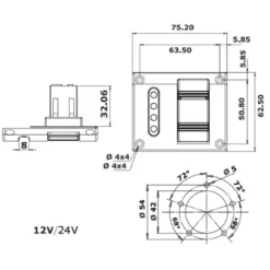 OSCULATI Kit Indicateur + Sonde Eaux Noires 7 OSCULATI Kit Indicateur + Sonde Eaux Noires -Magasin De Camping osculati kit indicateur sonde eaux noires 2