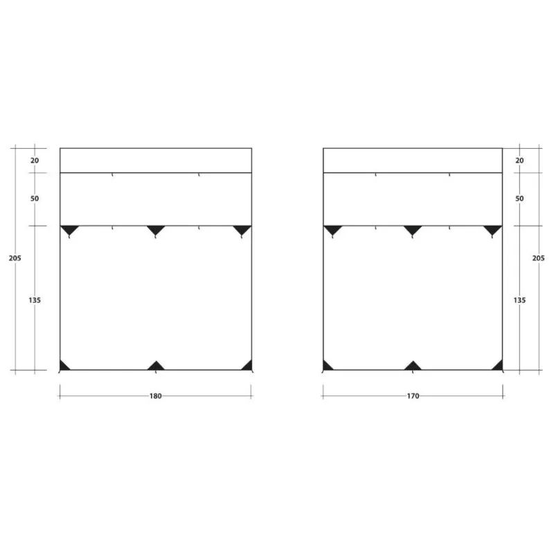 Outwell OUTWEL Fallcrest Tarp Panneaux Latéraux 9 Outwell OUTWEL Fallcrest Tarp Panneaux Latéraux – Image 7