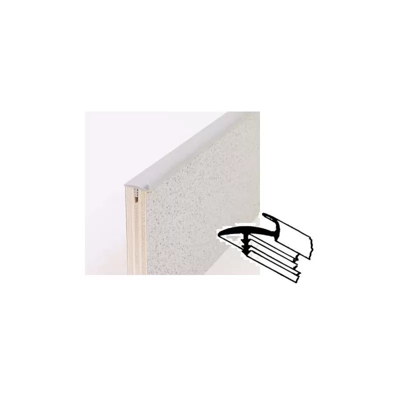 REIMO Profilé En T Avec Lèvre 15 Mm - 5 M 3 REIMO Profilé En T Avec Lèvre 15 Mm - 5 M