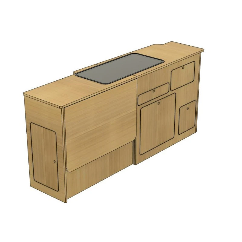 SIMPLE VANS Meuble Latéral VASP | Universel 3 SIMPLE VANS Meuble Latéral VASP | Universel