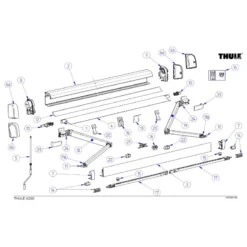 THULE Pièces Détachées Omnistor 4200