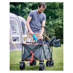TRIGANO Chariot Pliant Tout Terrain -Magasin De Camping trigano chariot pliant tout terrain 2