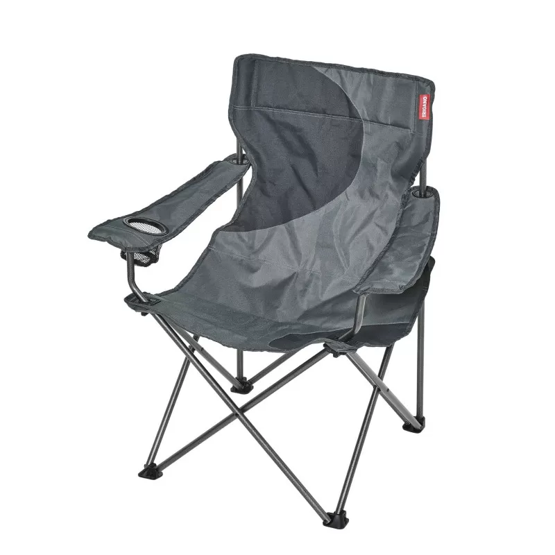 TRIGANO Fauteuil Camping Acier 4 TRIGANO Fauteuil Camping Acier – Image 2