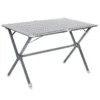TRIGANO Table à Clayettes Aluminium 115 Cm -Magasin De Camping trigano table a clayettes aluminium 115 cm