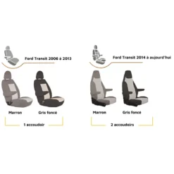 VIA MONDO Housse De Siège FORD Transit -Magasin De Camping via mondo housses de sieges pour ford transit 2